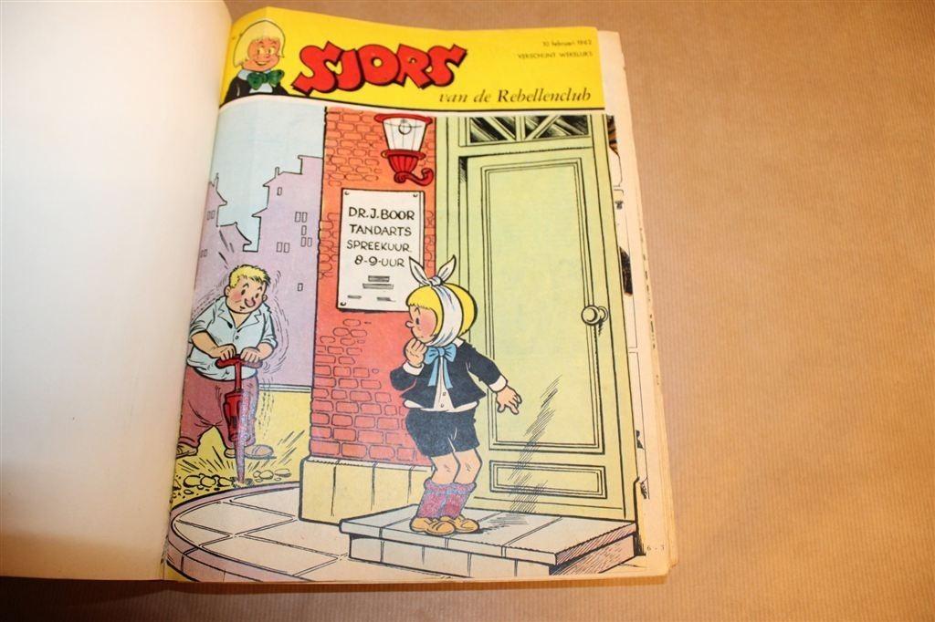 Sjors Van De Rebellenclub — Gebundelde Nrs. 6–17 [1962], Boeken, Stripboeken, Eén stripboek, Ophalen of Verzenden, Gelezen