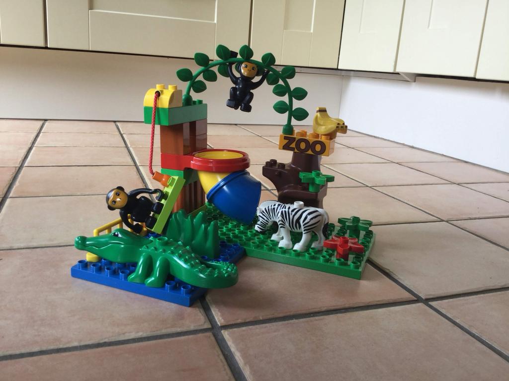 Lego Duplo Zoo Set 4961 met Dieren en Instructies, Kinderen en Baby's, Speelgoed | Duplo en Lego, Zo goed als nieuw, Duplo, Complete set