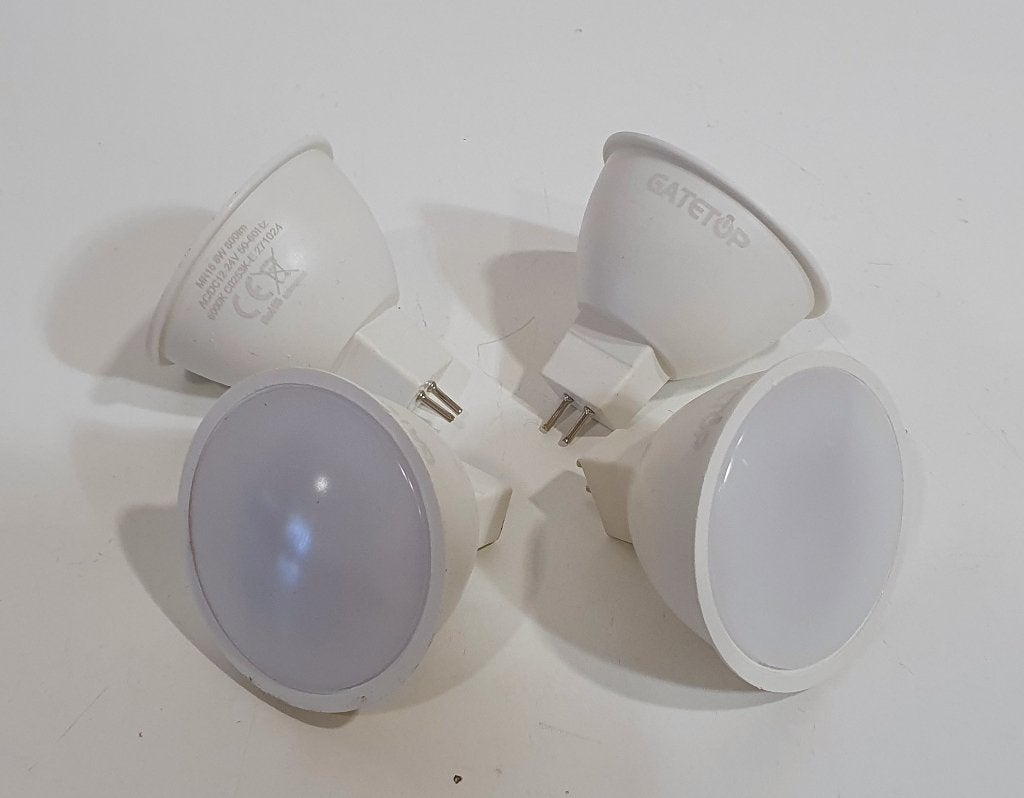 30x MR16 LED Spotlight Lamp (Gatetop) 12-24V 6000K 8W, S, Nieuw, Ophalen of Verzenden, S