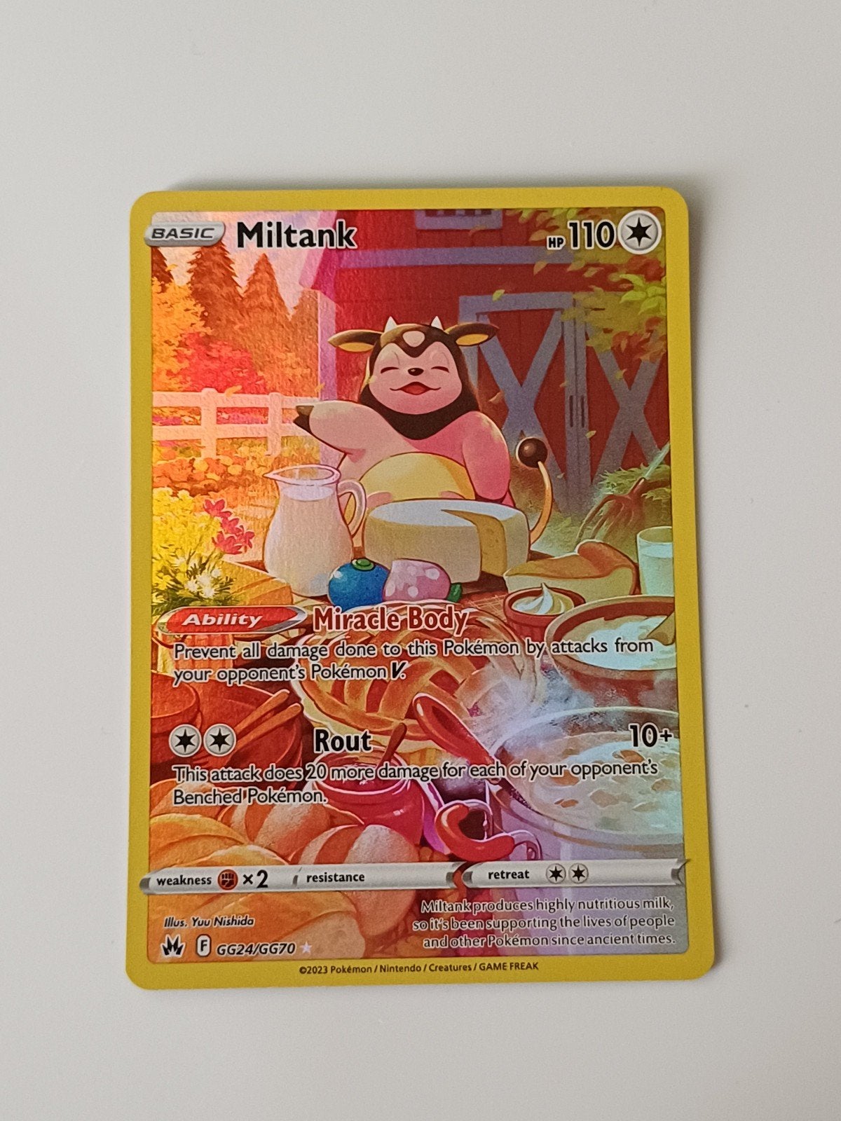 Miltank #GG24 (Crown Zenith) - NM, Verzenden, Zo goed als nieuw, Losse kaart, Foil