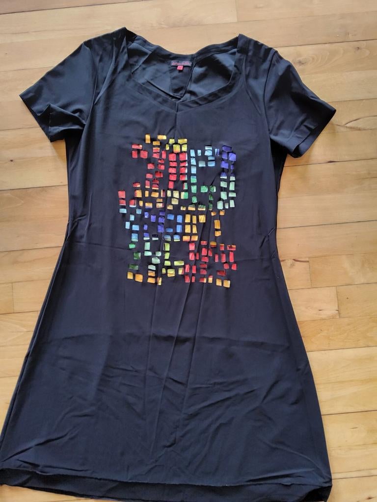 Adventures des toiles jurk, Kleding | Dames, Jurken, Ophalen of Verzenden, Zo goed als nieuw, Maat 42/44 (L), Onder de knie