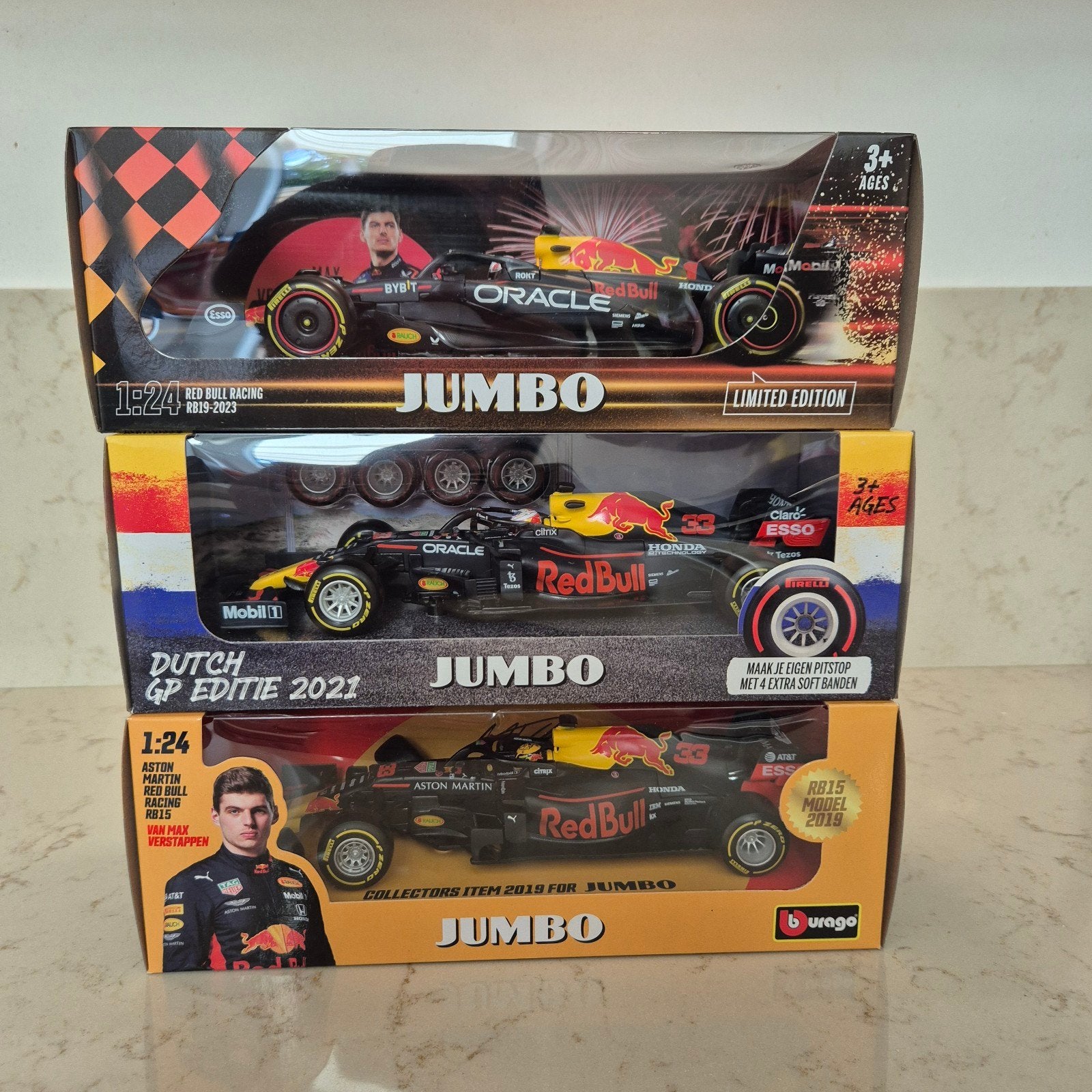 Max Verstappen Red Bull Racing Modelauto's (3 stuks), Ophalen of Verzenden, Nieuw