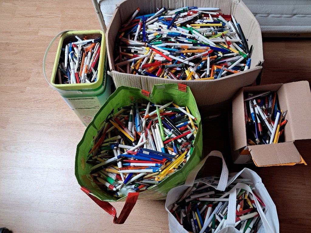 Reclamepennen, Verzamelen, Ophalen of Verzenden, Gebruikt, Balpen, Overige merken