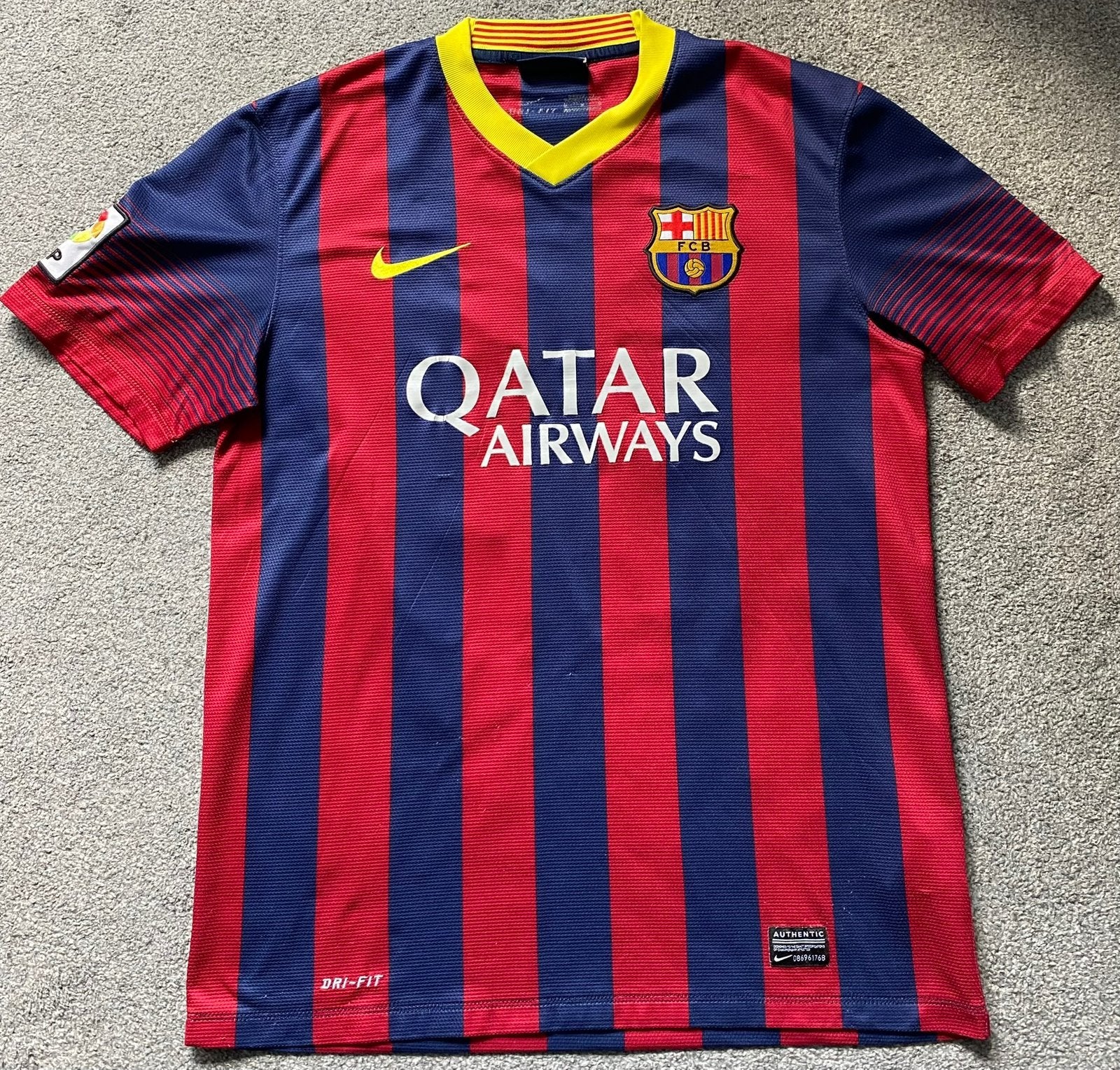 Nike Barcelona #11 Neymar Thuisshirt 2013-2014 M 532822-412, Gebruikt, -, Verzenden, Maat M