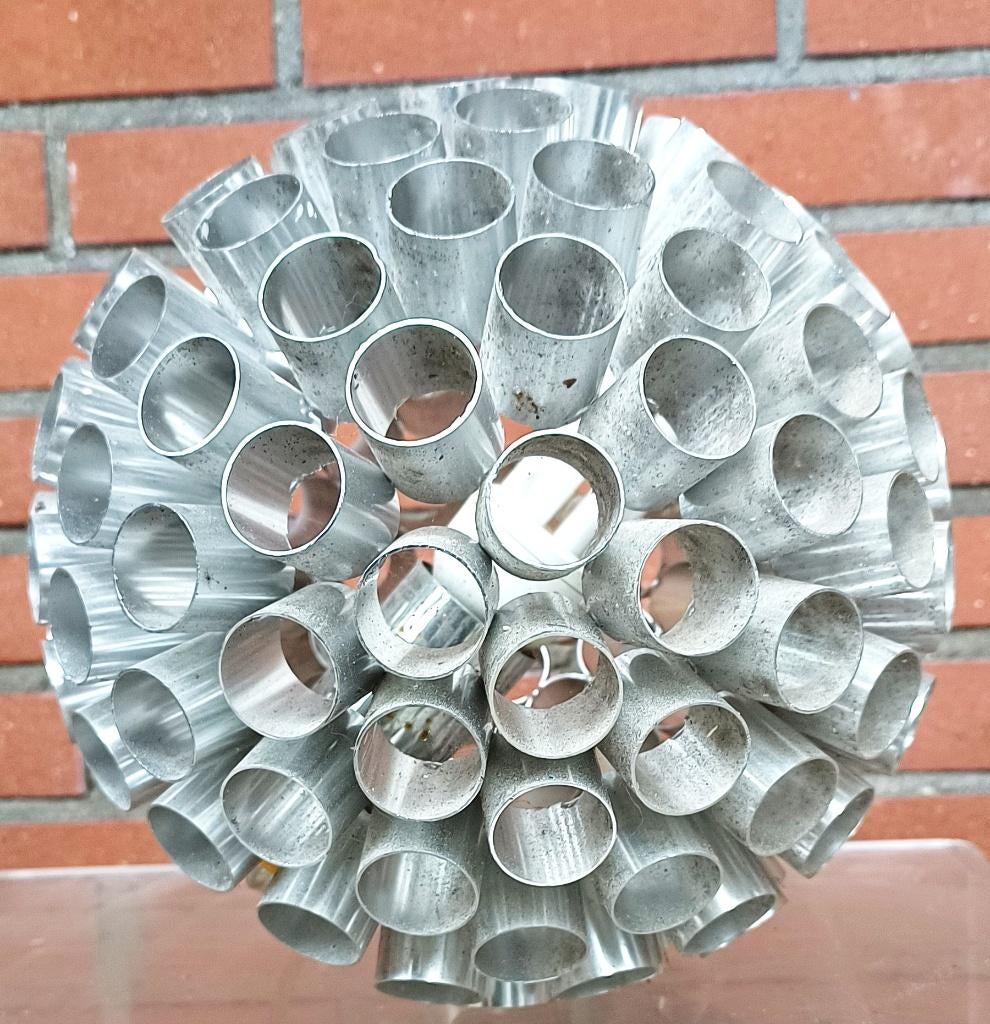 Space Age hanglamp -futuristische ''Sputnik'' retro stijl, Gebruikt, Overige materialen, Ophalen of Verzenden, Space Age - futuristisch  - Sputnik - vintage   design  -