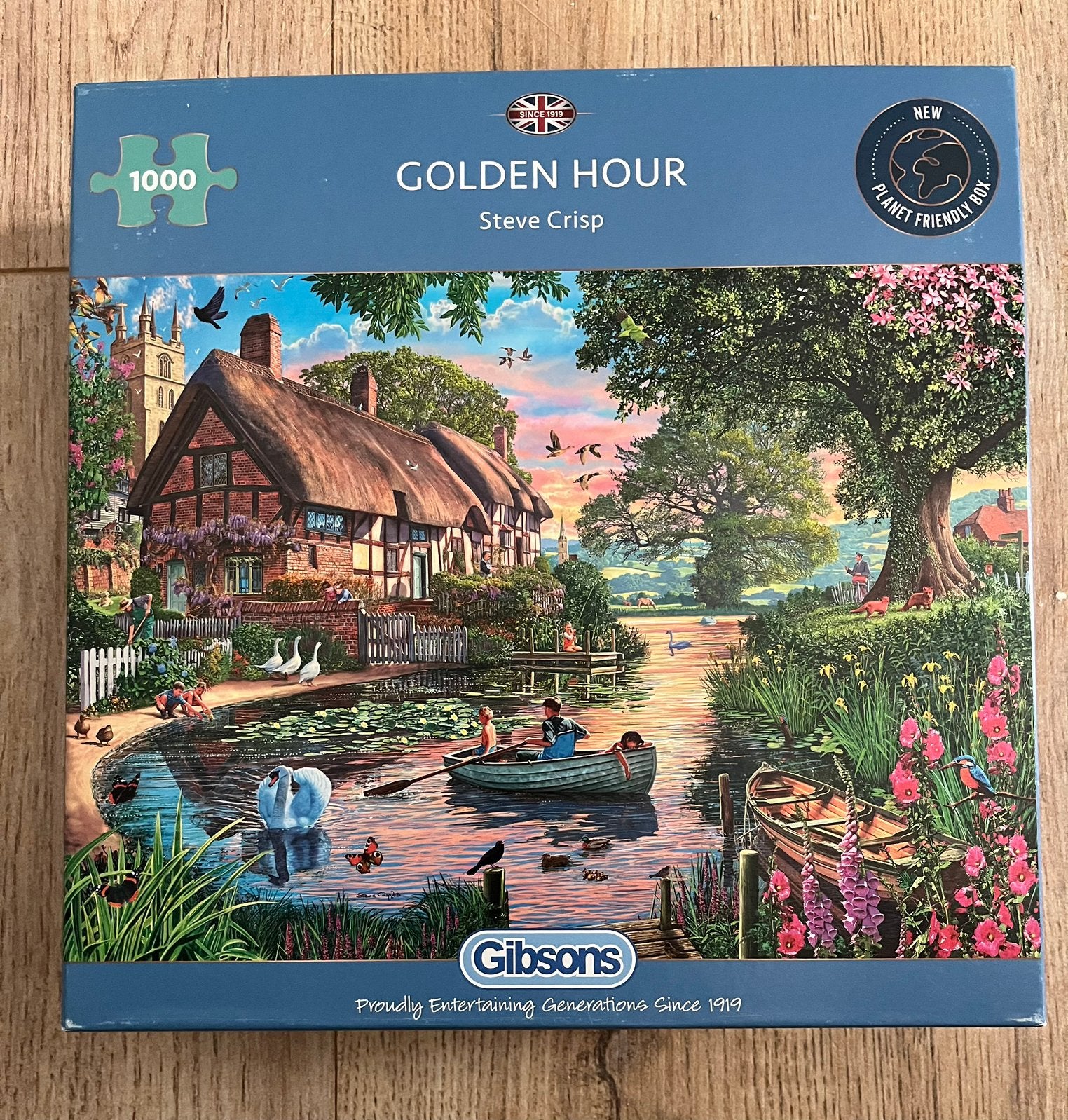 Gibsons puzzel 1000 stukjes Golden Hour, Ophalen of Verzenden, 500 t/m 1500 stukjes, Zo goed als nieuw