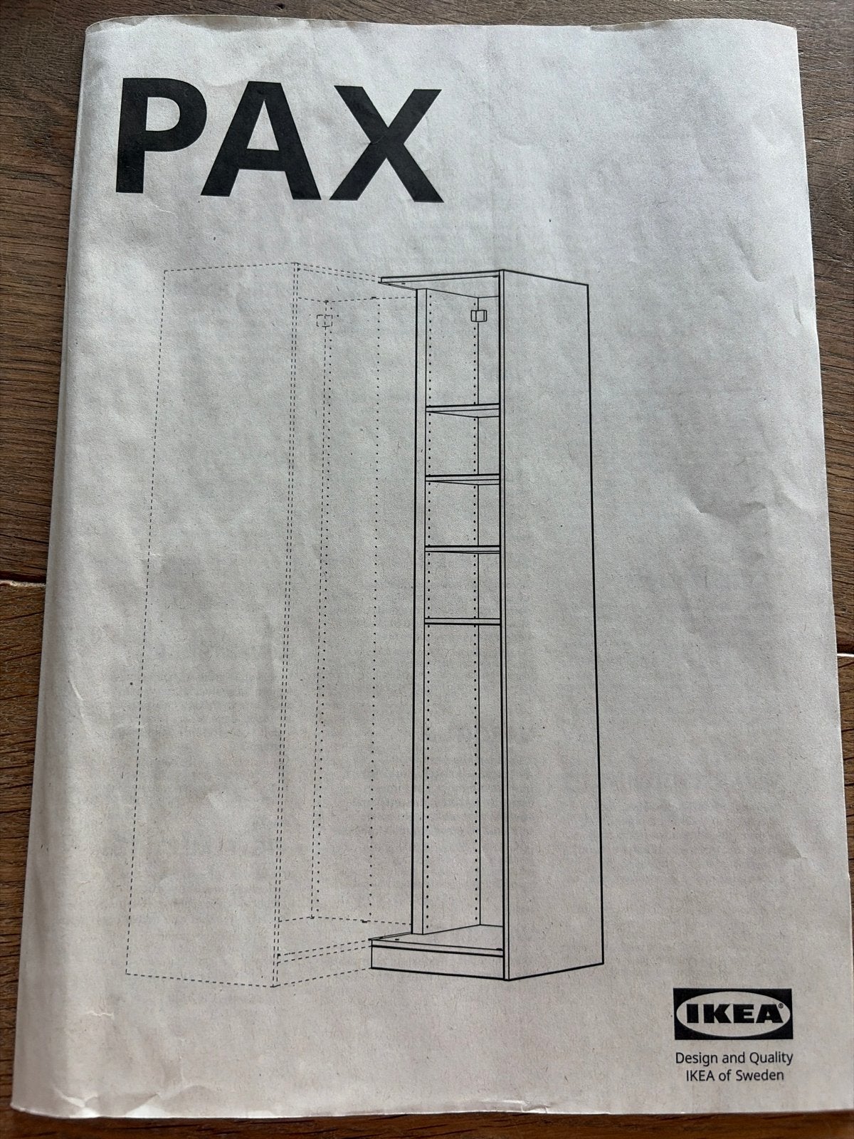 IKEA PAX / GRIMO hoekelement - Donkergrijs, Ophalen, Met plank(en), 200 cm of meer, 50 tot 100 cm