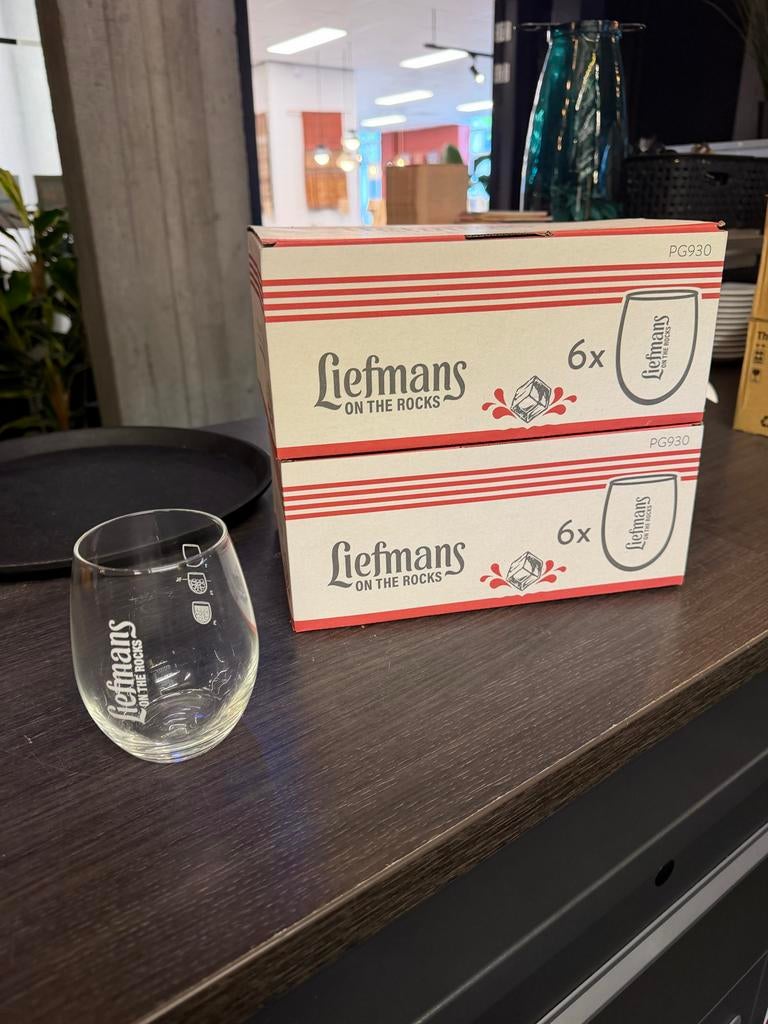 12 Liefmans glazen, ongebruikt, Ophalen, Nieuw, Overige merken, Glas