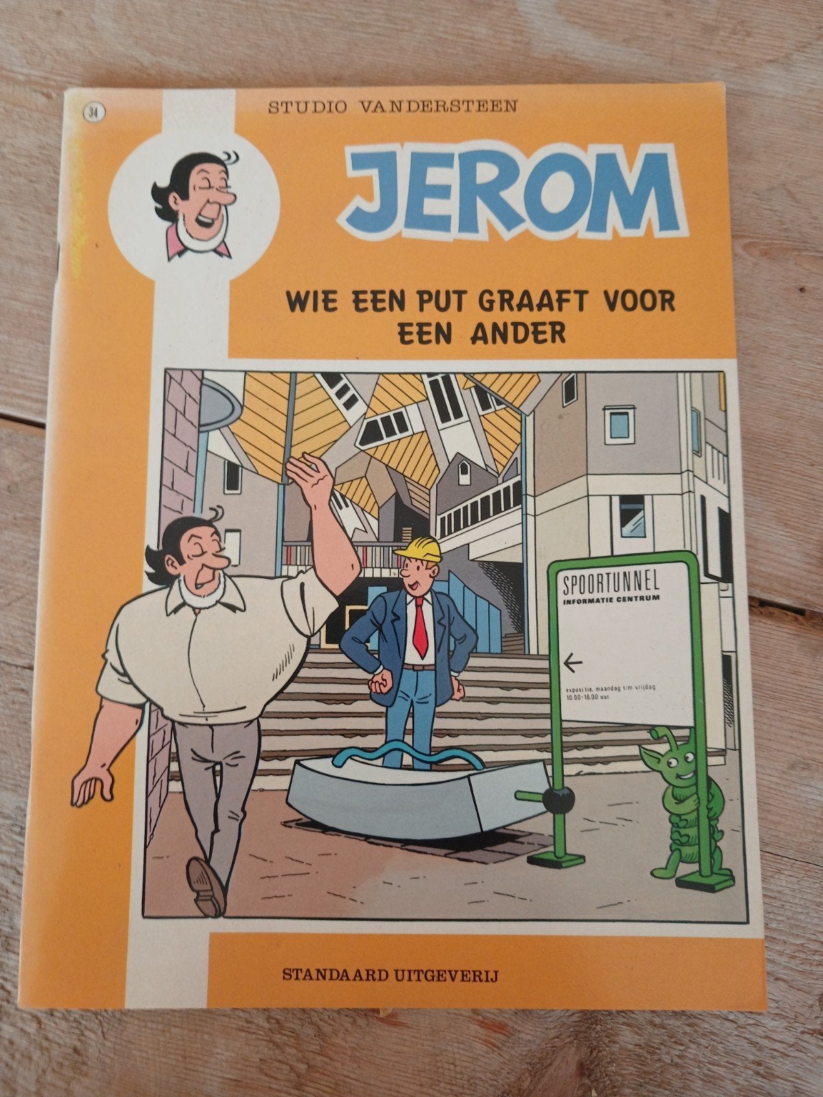 Jerom - nr. 34 - Wie een put graaft voor een ander, Eén stripboek, Ophalen of Verzenden, Gelezen