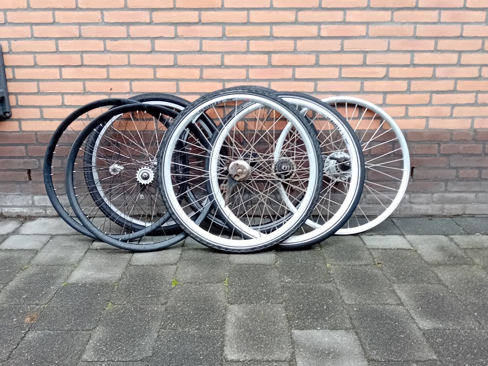 Diverse Voor en Achter Fietswielen, Wiel, Gebruikt, Elektrische fiets, Ophalen of Verzenden