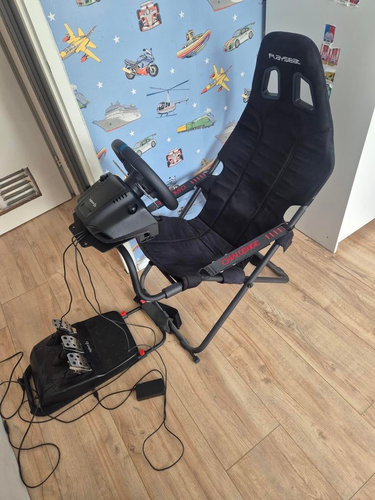 Playseat Challenge & Logitech G29 racestuur met pedalen, Spelcomputers en Games, Ophalen, Overige merken, Gebruikt
