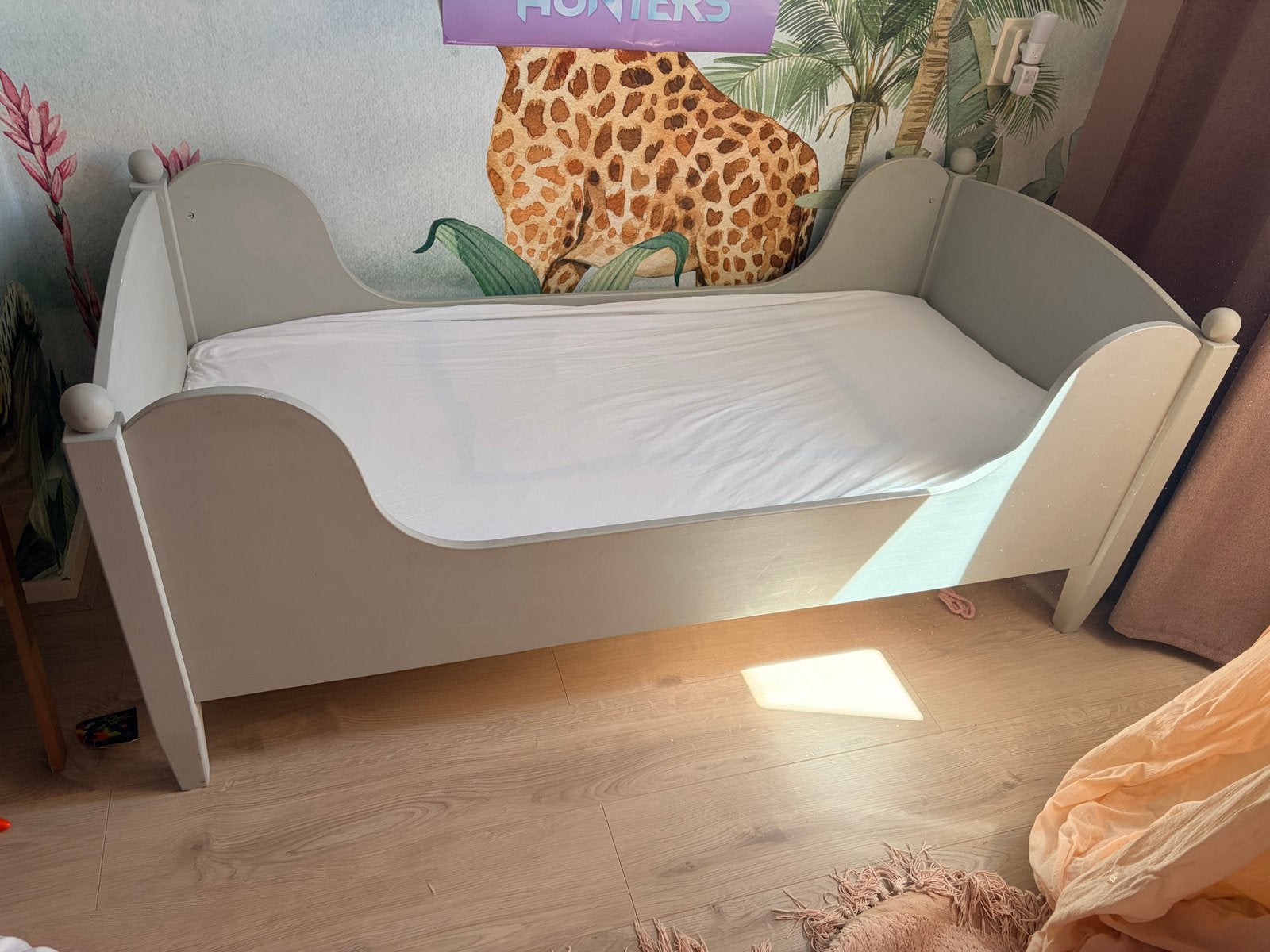 Peuterbed 150x70 cm met matras, Kinderen en Baby's, Kinderkamer | Bedden, Ophalen, Gebruikt, 70 tot 85 cm, 140 tot 160 cm