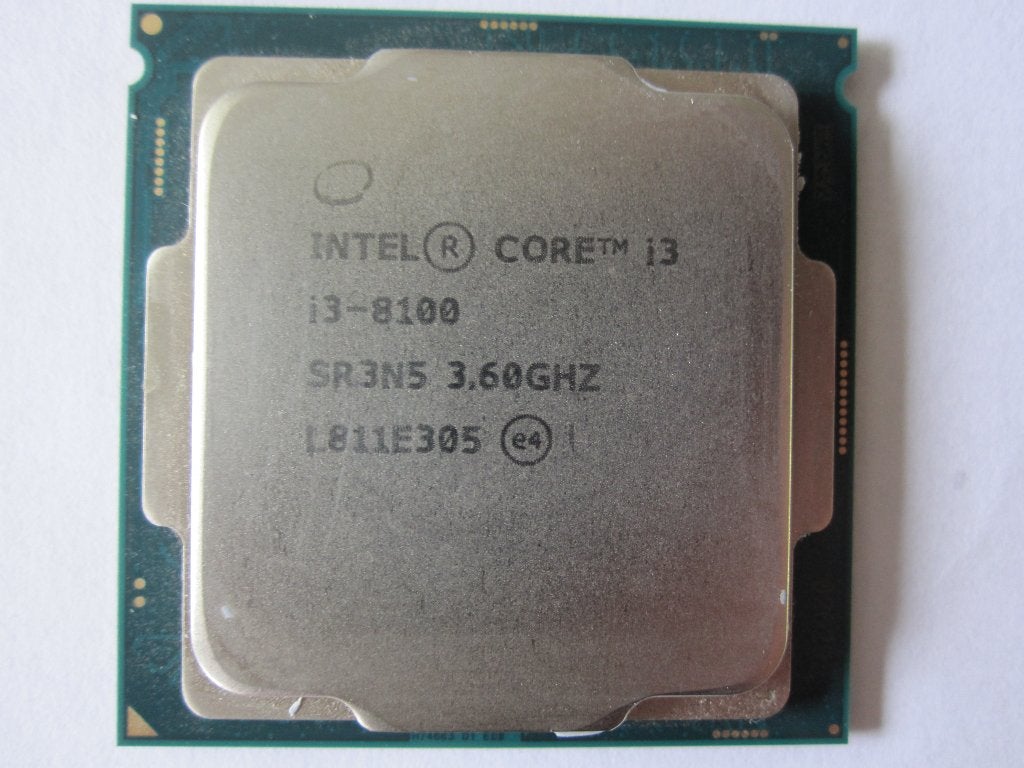 Getest: processor i3-8100 8e generatie socket 1151 i3 8100, Computers en Software, Processors, LGA 1151, Zo goed als nieuw, Intel Core i3