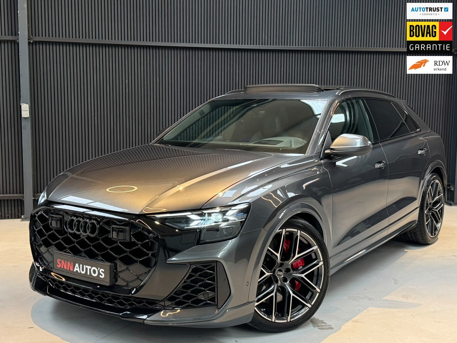 Audi Q8 4.0 TFSI RSQ8 Quattro Performance Keramisch|Massage|, Auto's, Automaat, Dealer onderhouden, Gebruikt, 8 cilinders