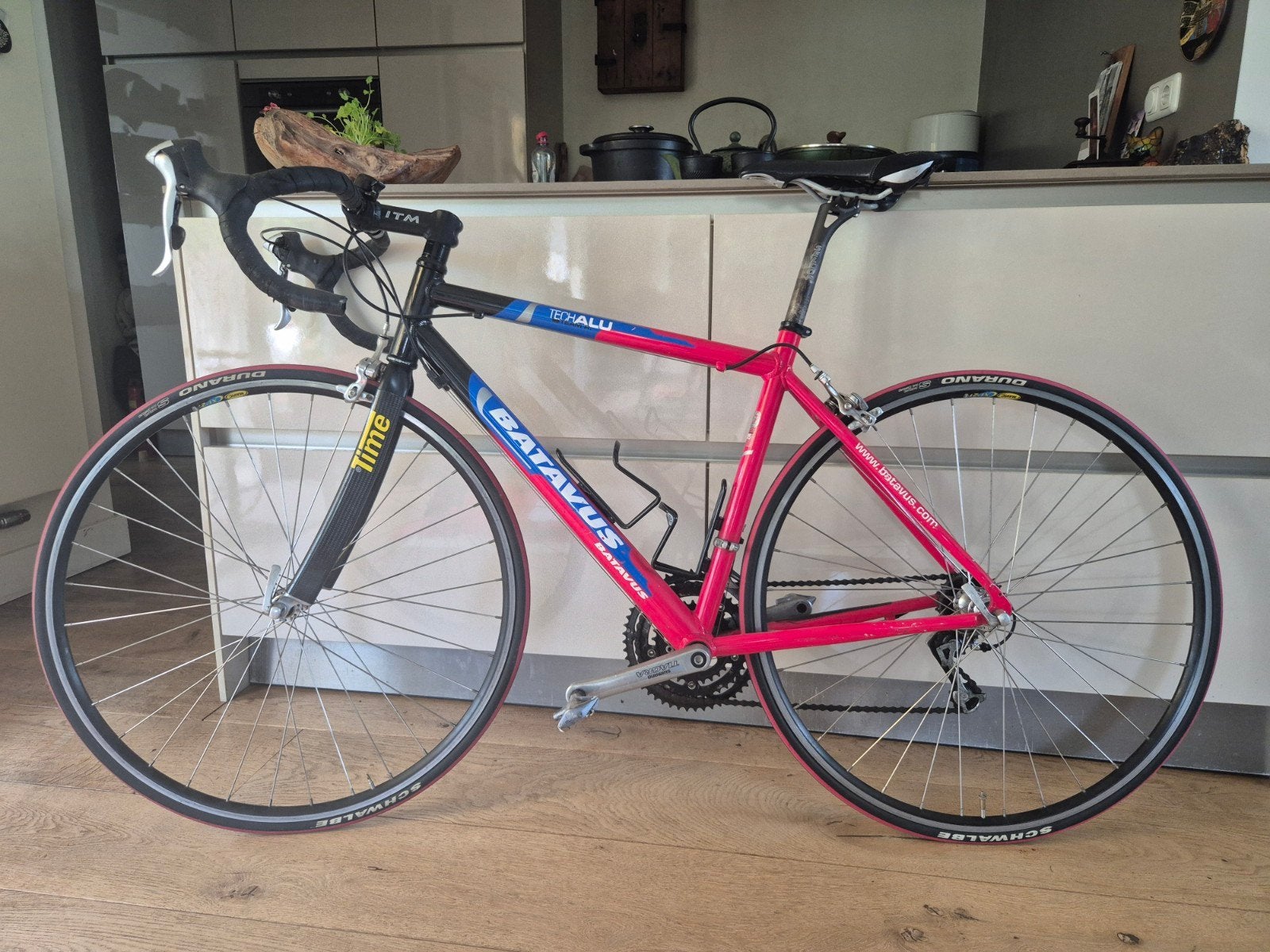 Batavus Tech Alu 7005 racefiets, Fietsen en Brommers, Fietsen | Racefietsen, Ophalen, Gebruikt, Batavus, Aluminium