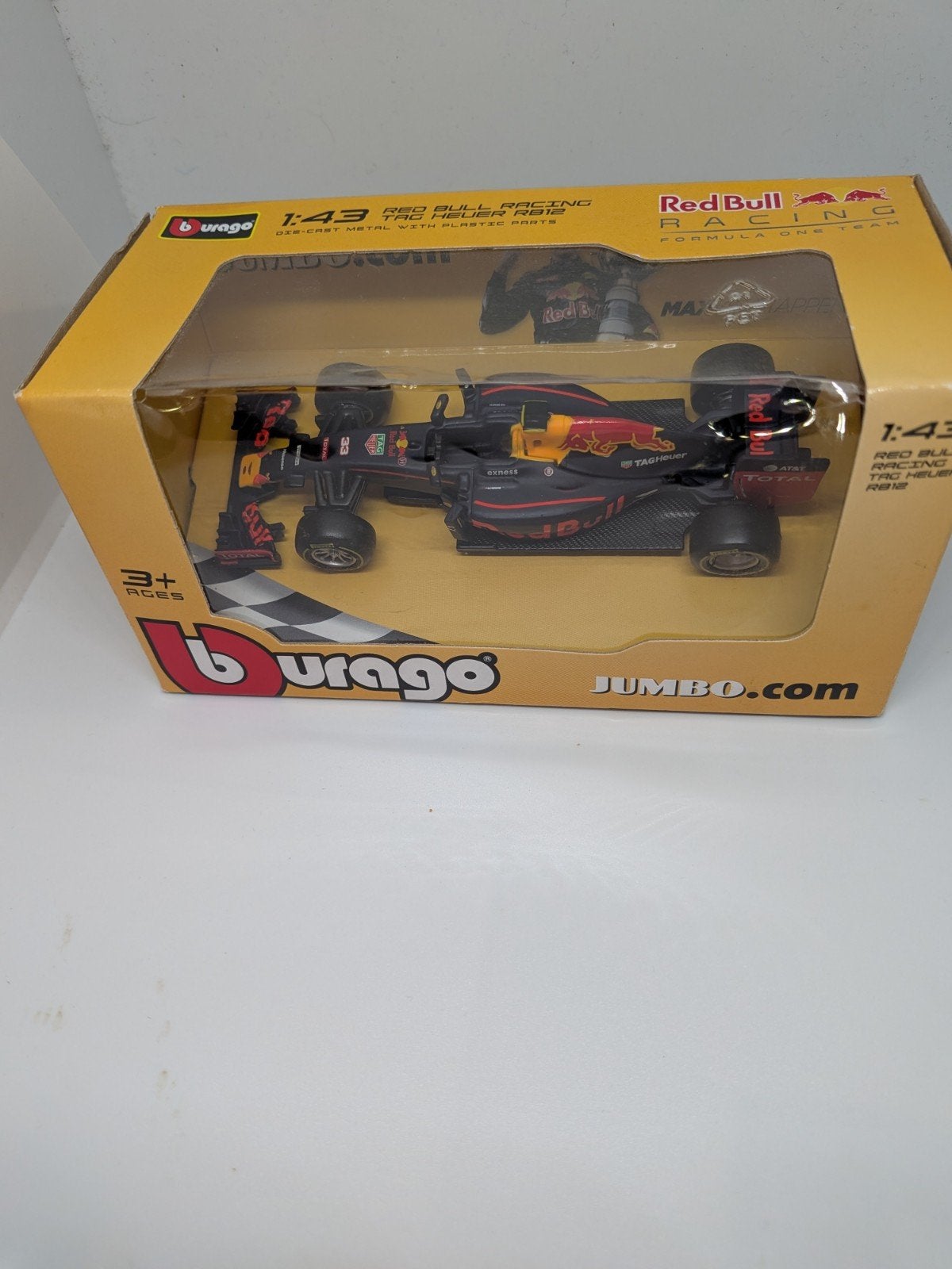 Zeldzame Bburago 2016  Max Verstappen RB12 1:43 Jumbo, Verzenden, Nieuw, Auto, Overige merken