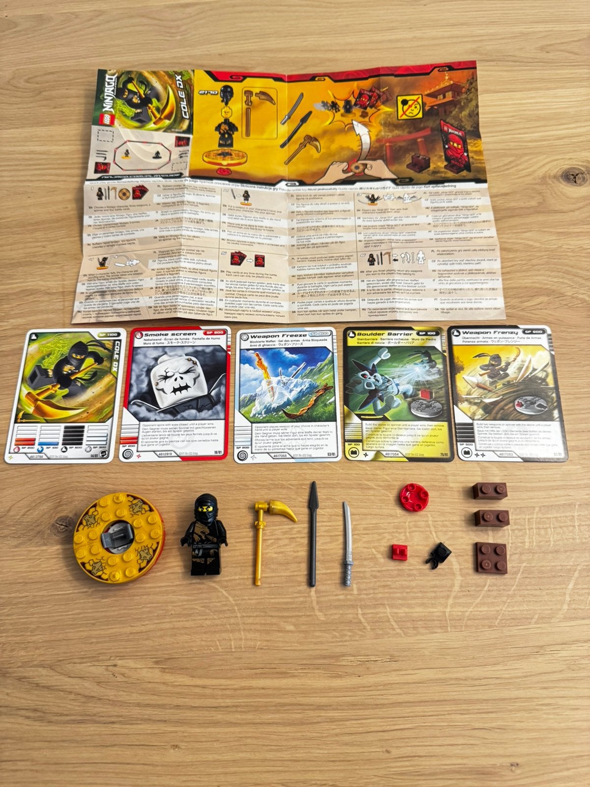 LEGO Ninjago Cole DX blister pack (njo0015), Lego, Ophalen of Verzenden, Zo goed als nieuw, Inclusief accessoires