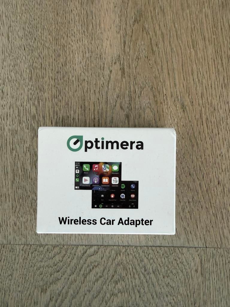 Optimera Draadloze Auto Adapter - CarPlay/Android Auto, Auto diversen, Auto-accessoires, Ophalen of Verzenden, Nieuw