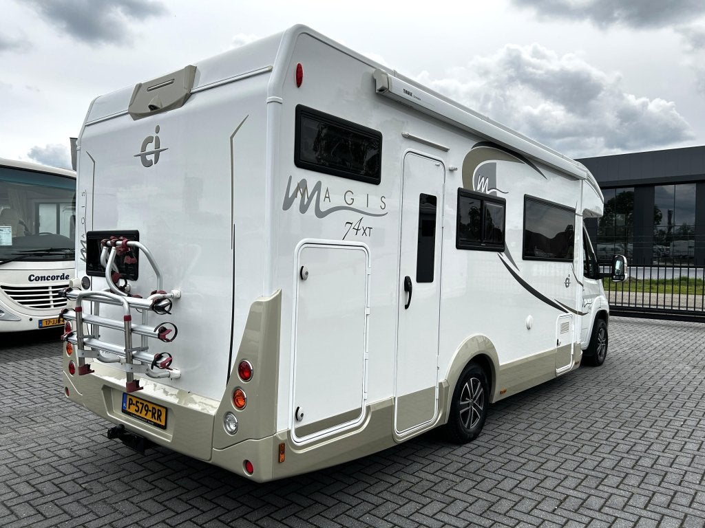 Fiat CI Magis 74 XT Stapelbed/Hefbed/2016/Airco/Euro-5/7.3M!, Caravans en Kamperen, Campers, Overige merken, Fiat, 7 tot 8 meter