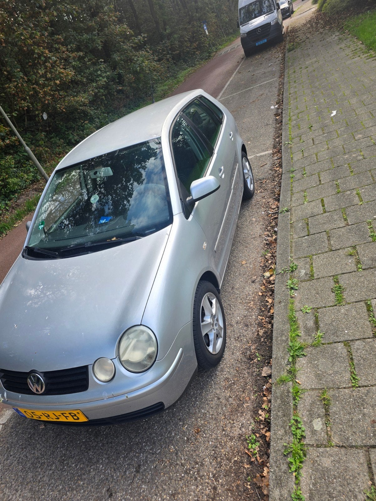 Volkswagen Polo 1.4 55KW 2005 Grijs, Voorwielaandrijving, 15 km/l, 4 cilinders, Origineel Nederlands