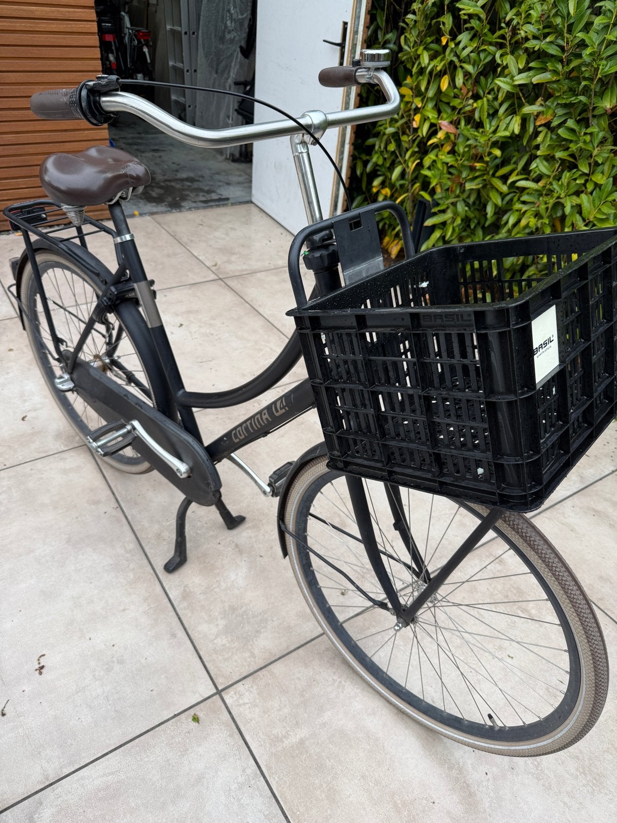 Cortina U4 Transportfiets Dames - Zwart, Ophalen, Terugtraprem, Gebruikt, Versnellingen