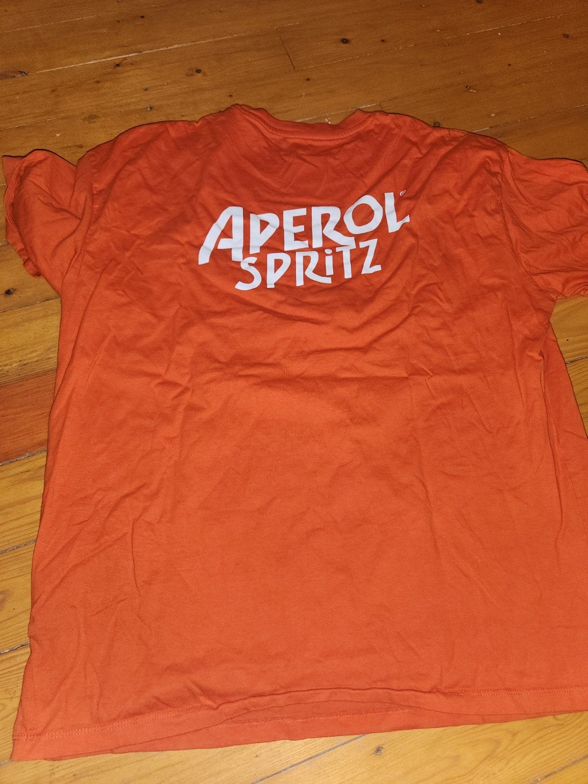 Aperol Spritz T-shirt - Oranje - Maat XL, Maat 46/48 (XL) of groter, Oranje, Ophalen of Verzenden, Zo goed als nieuw