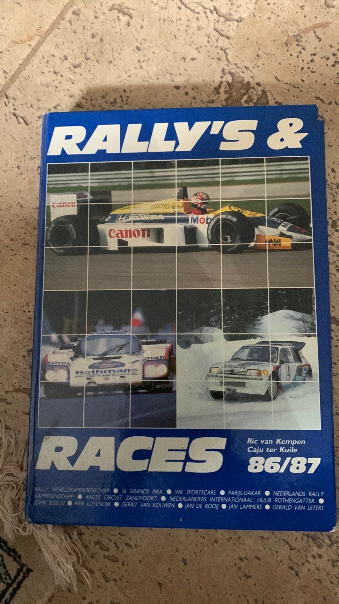 Rally en races boek 86/87, Ophalen of Verzenden, Zo goed als nieuw