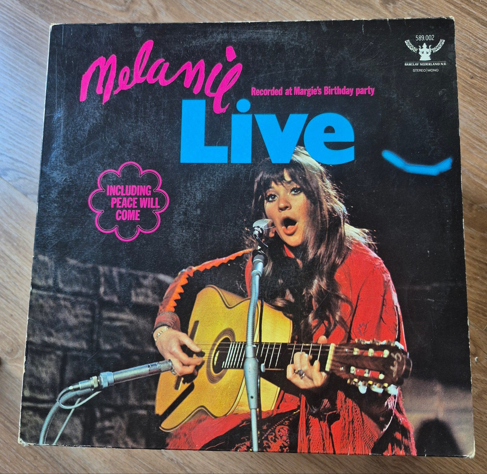 Melanie - Live LP (Inclusief Peace Will Come), LP, Gebruikt, Ophalen of Verzenden, 12 inch