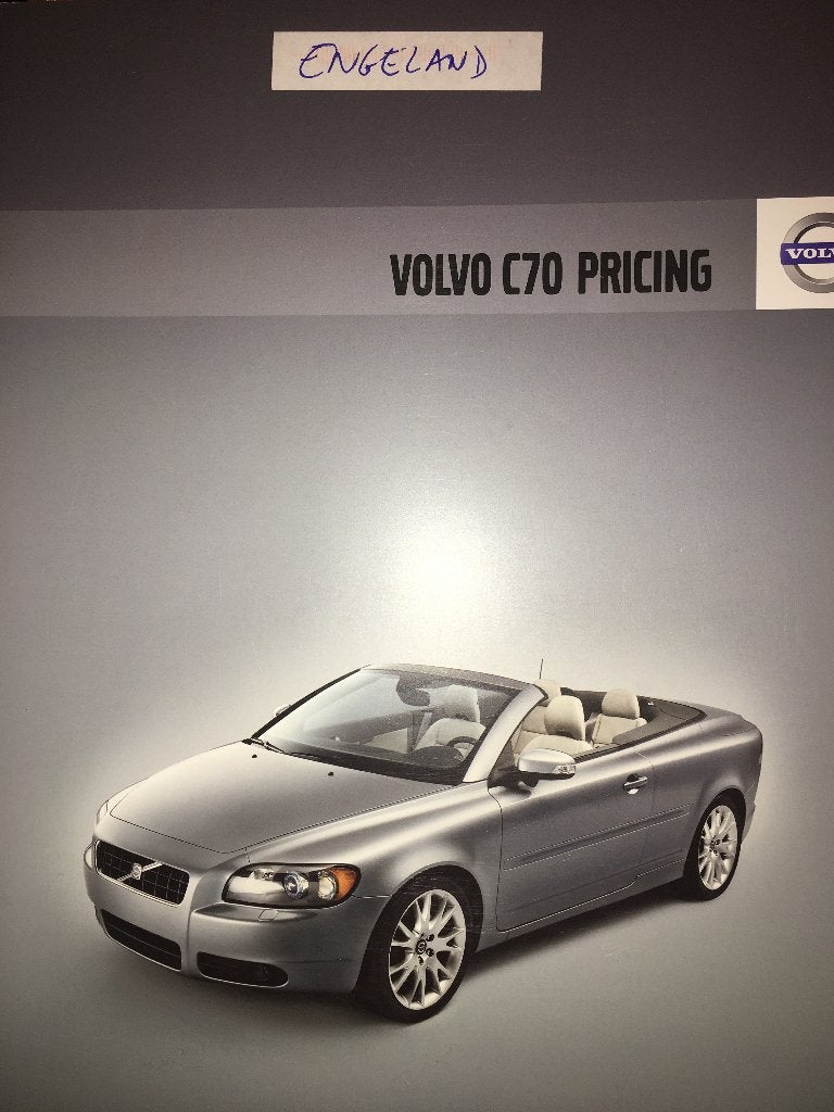 Volvo C70 Cabriolet + Volvo S90 2018 2019 folders brochures, Boeken, Ophalen of Verzenden, Zo goed als nieuw, Volvo
