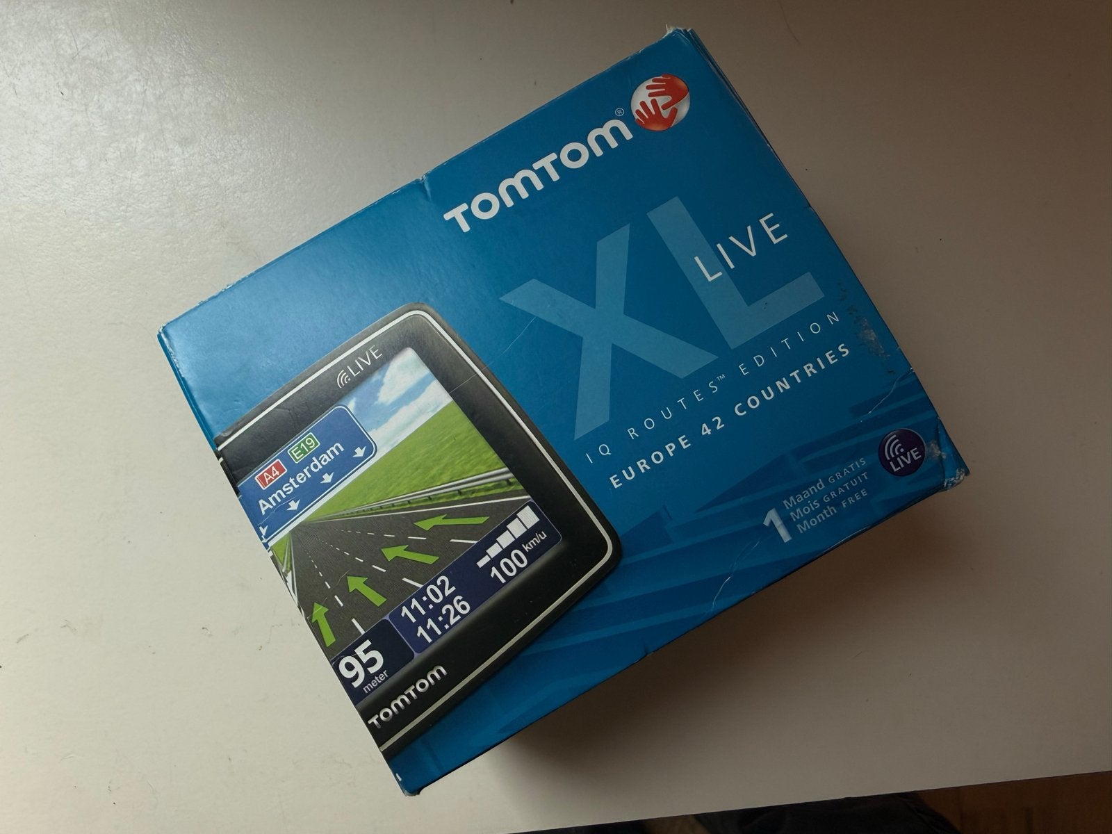 TomTom XL LIVE IQ Routes Edition Europa 42 Landen, Ophalen, Gebruikt