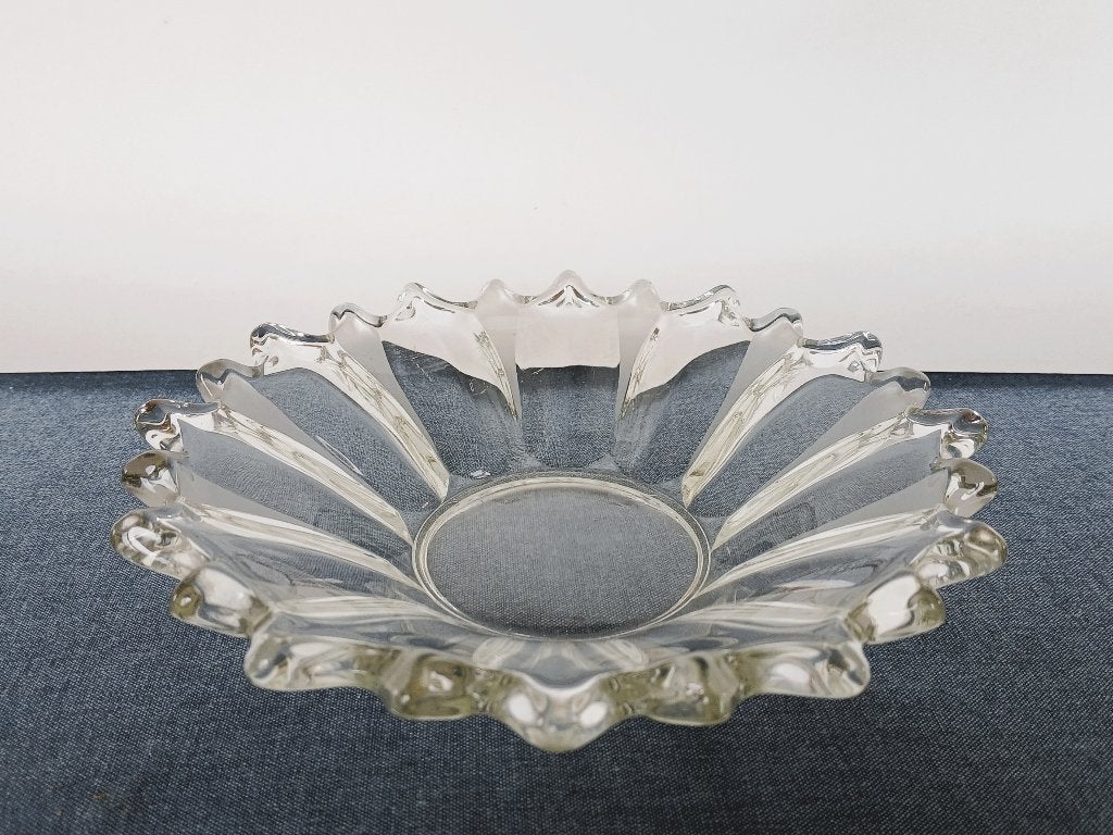 Schaal VEB Schwepnitz Art Deco Persglas, Ophalen of Verzenden