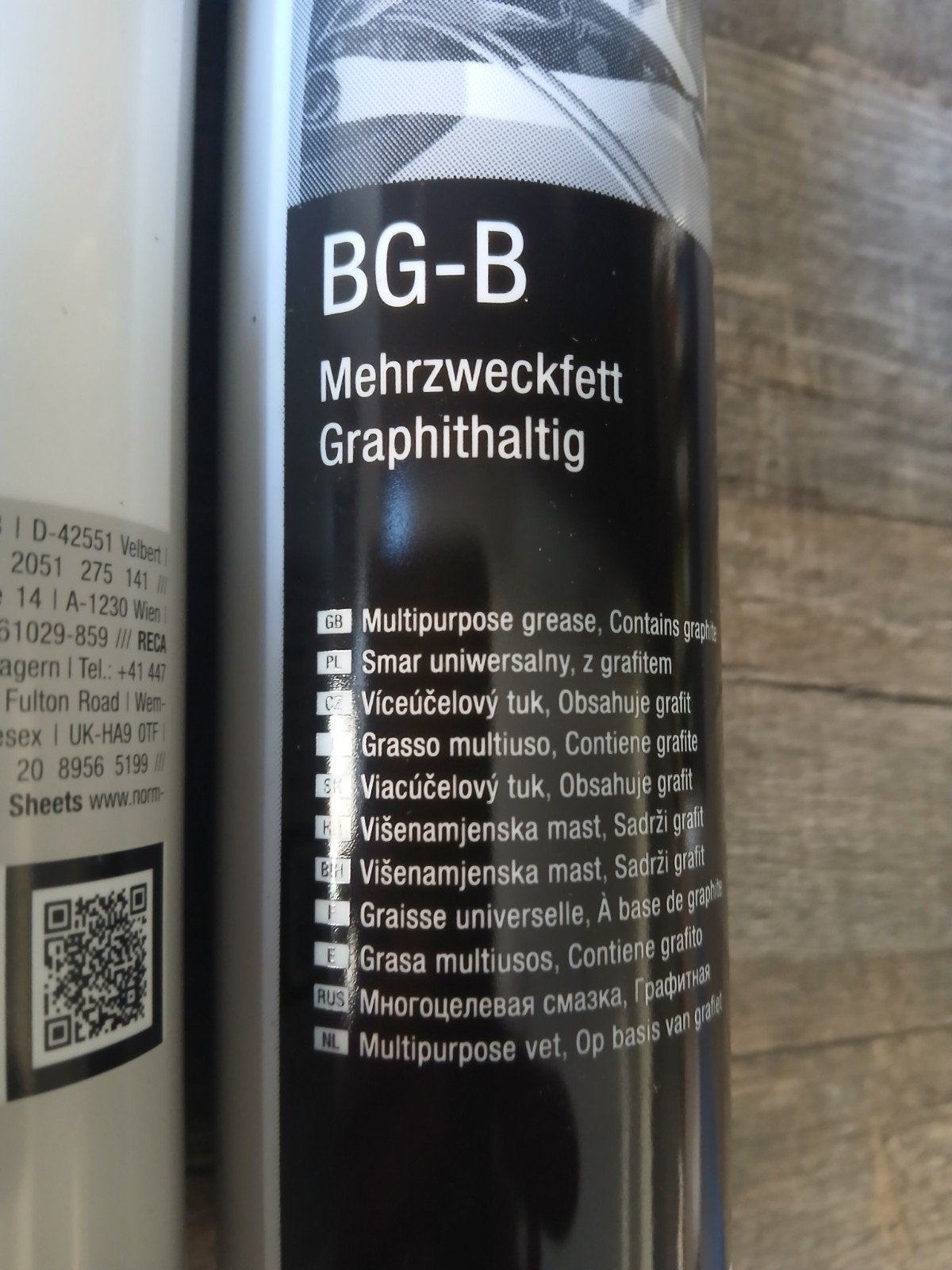BG-B grafiet vet, Ophalen of Verzenden