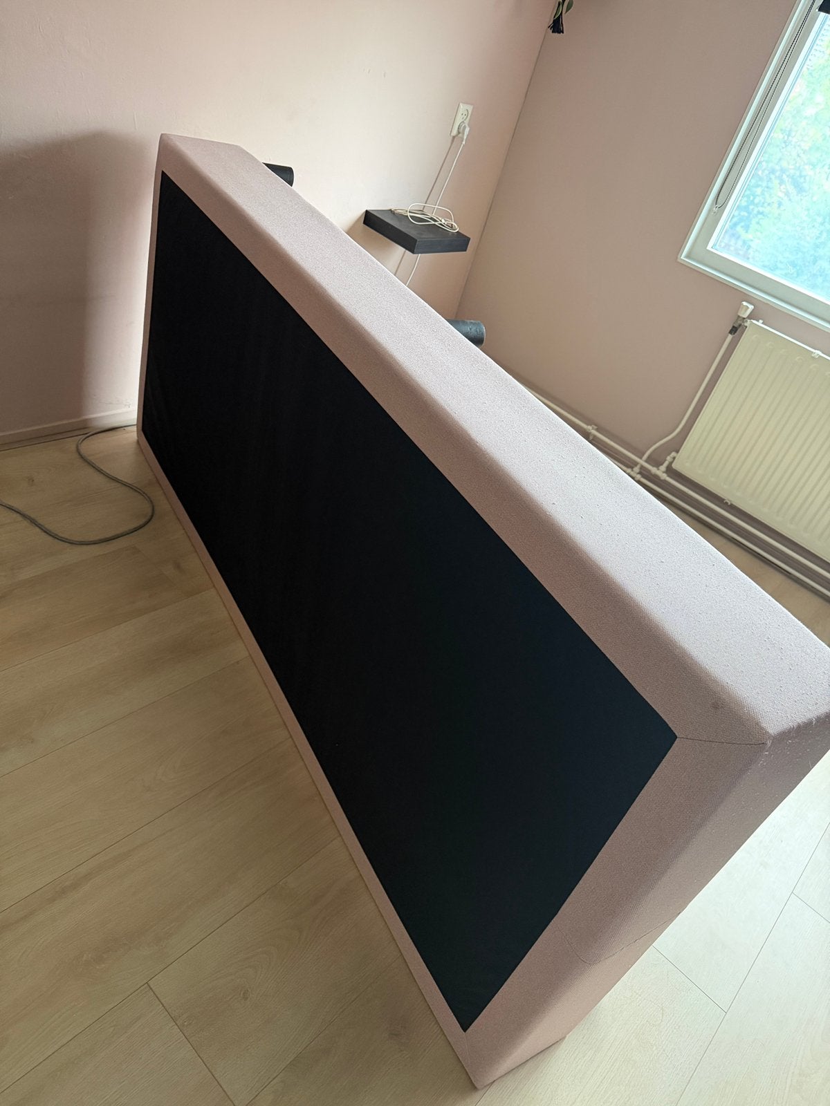 Boxspring 180x200 zonder matras, inclusief hoofdbord, Ophalen, Gebruikt, Overige kleuren, Tweepersoons