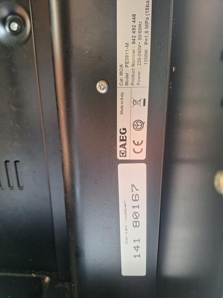 AEG inbouw koffiemachine, Ophalen of Verzenden