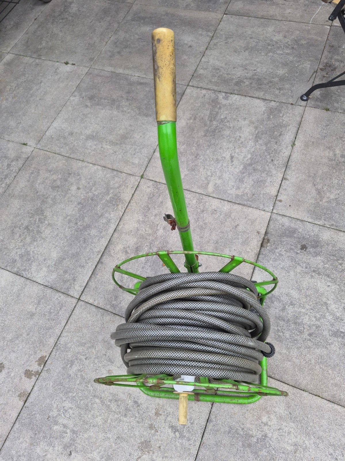 Tuinslanghaspel met slang - Gebruikt, Ophalen, Gebruikt, Tuinslanghaspel