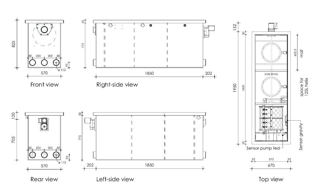 CL22-M DVS combi trommelfilter 2 kamer Japanse mat koivijver, 5384sg, Verzenden, Heeschkoi, Nieuw
