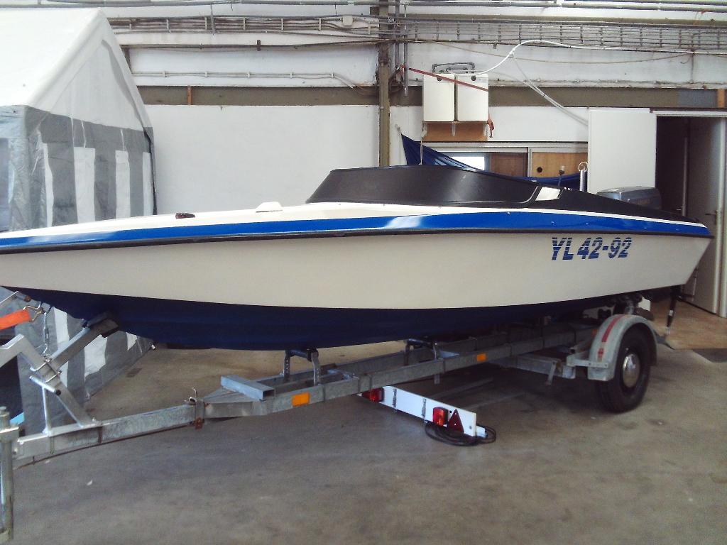 speedboot, Watersport en Boten, Speedboten, Gebruikt, Overige merken, Benzine, 70 tot 120 pk, Buitenboordmotor, Polyester, Met afstandsbediening