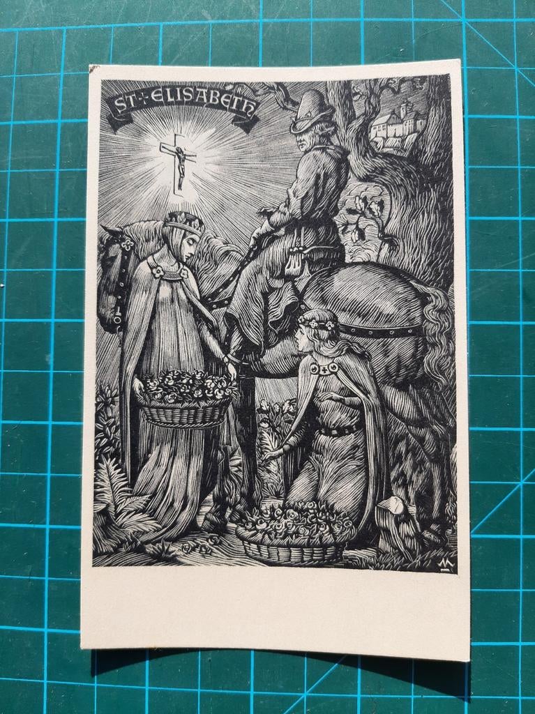 ansichtkaart, St. Elisabeth, Ophalen of Verzenden, Zo goed als nieuw, Kaart of Prent, Christendom | Katholiek