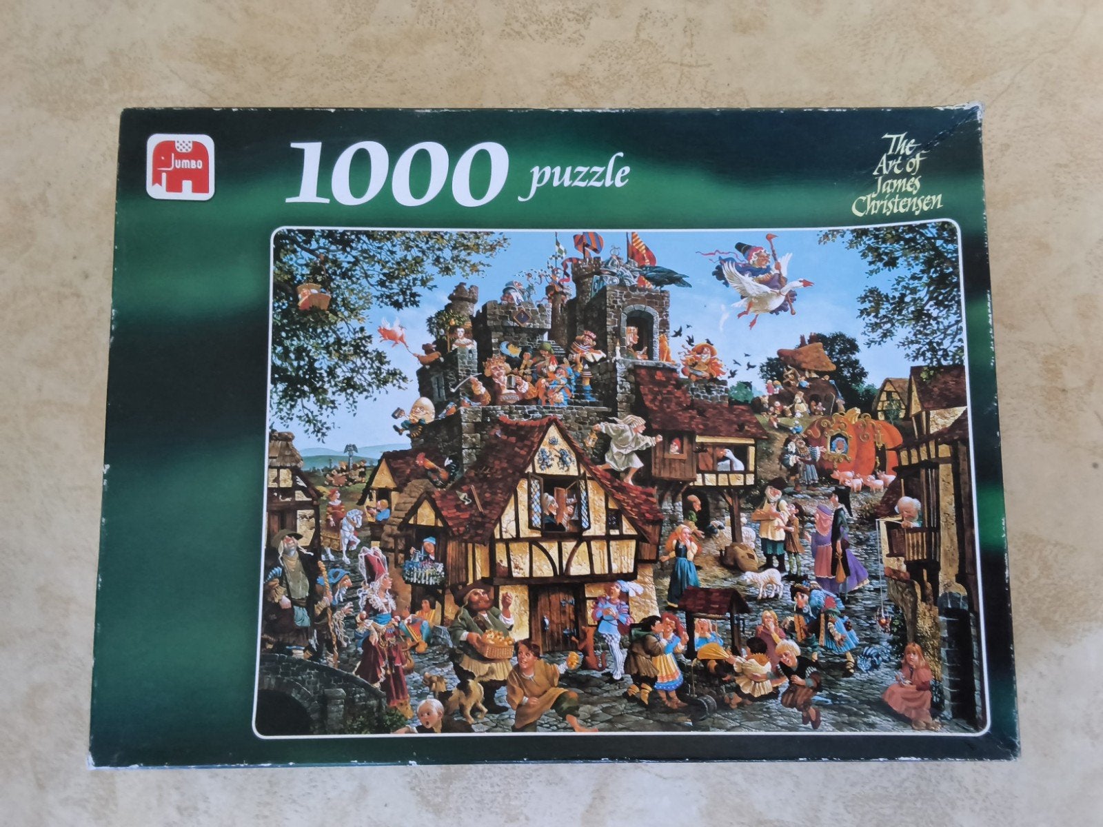 Jumbo 1000 stukjes puzzel - The Art of James Christensen, Ophalen of Verzenden, 500 t/m 1500 stukjes
