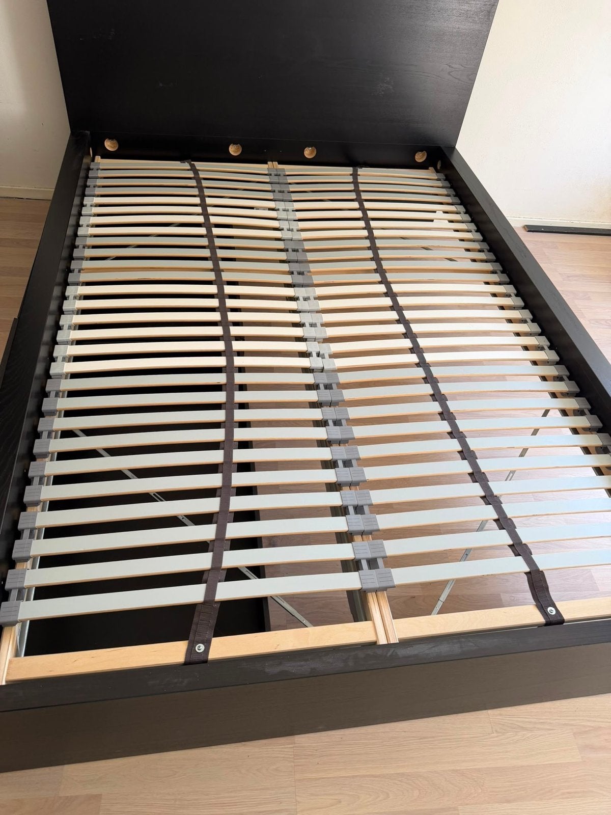 Tweepersoons bed - Gratis ophalen dit weekend!, Huis en Inrichting, Ophalen, Gebruikt, Zwart, Tweepersoons