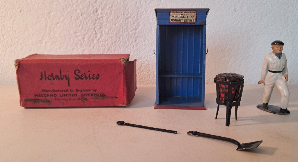 spoor 0 hornby wachthut in doos no7 - complete set, Ophalen of Verzenden