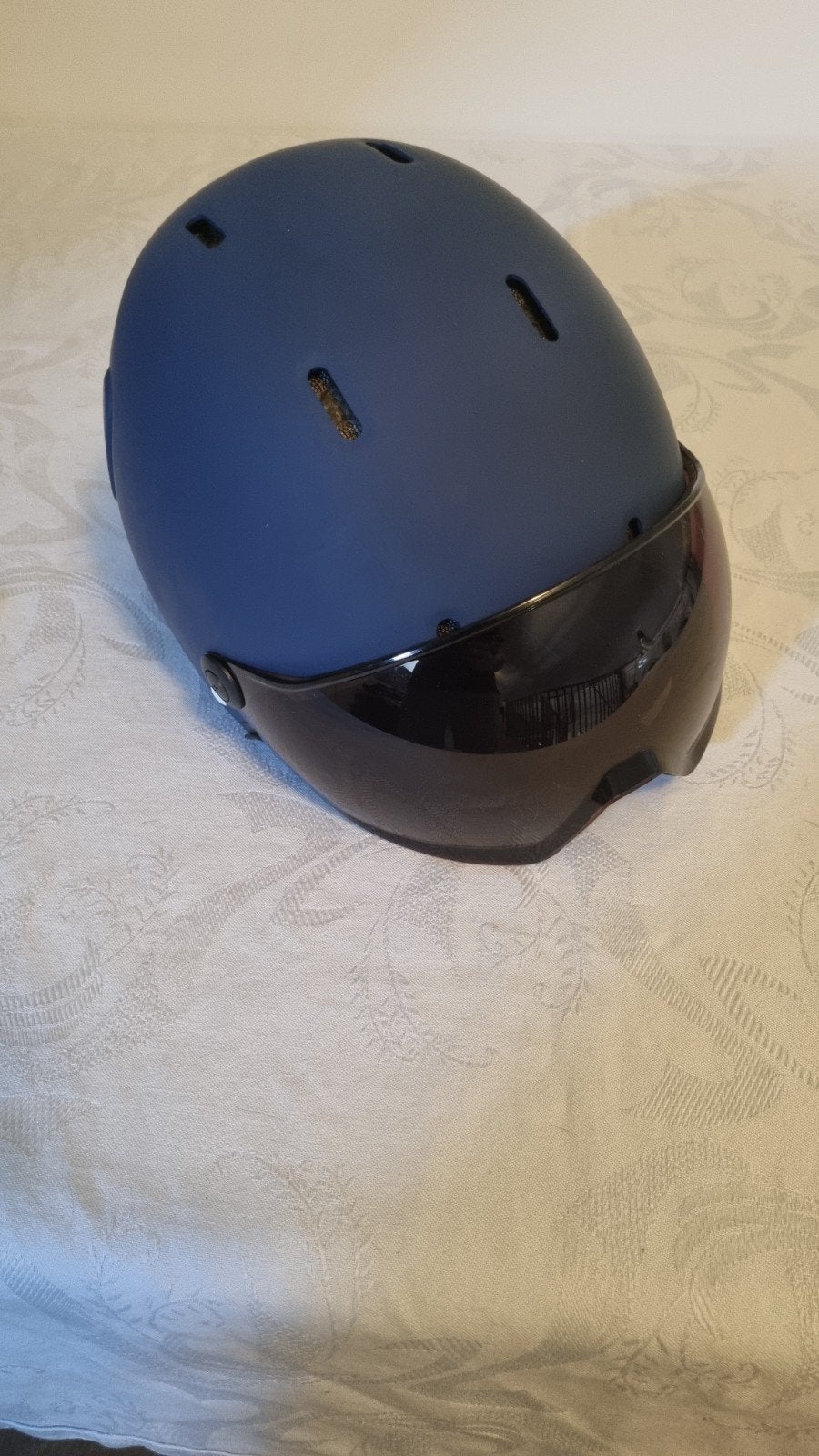 Wedze skihelm met vizier - 1x gebruikt, Overige typen, Nieuw, Skiën, Minder dan 100 cm