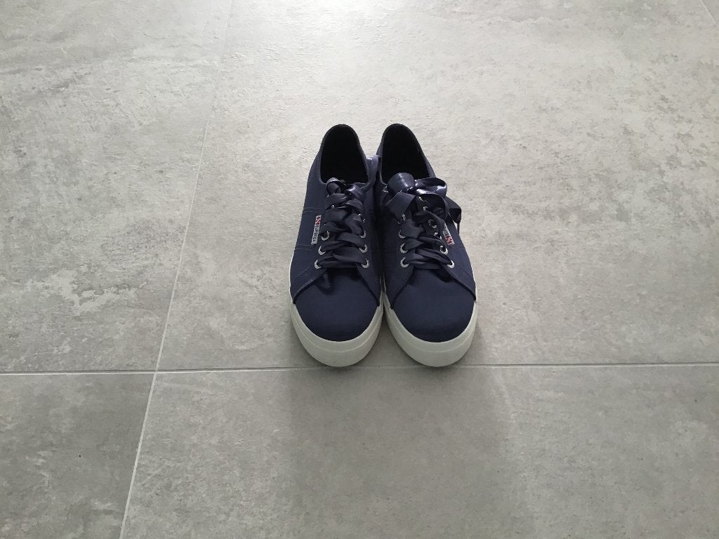 Te koop blauwe gympen in maat 39, Ophalen, Blauw, Sneakers of Gympen, Zo goed als nieuw