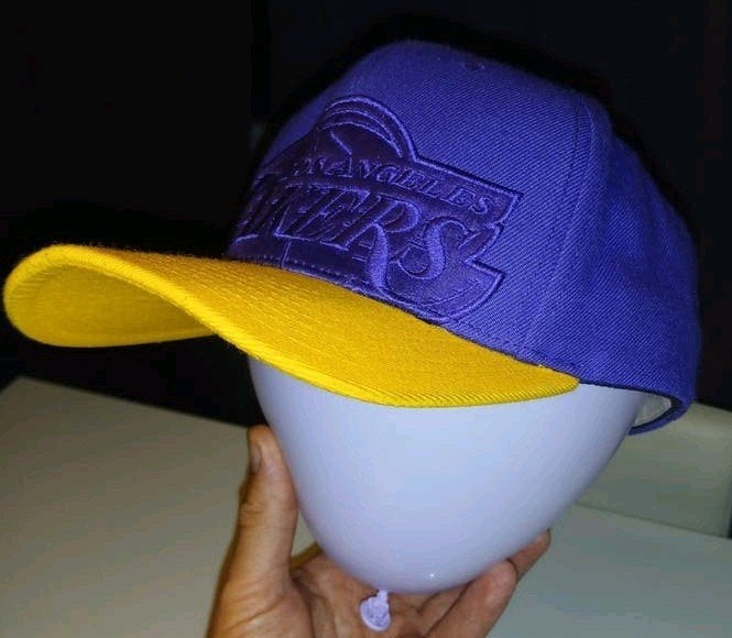 LOS ANGELES LAKERS PET 35€, Mittchell&Ness, One size fits all, Ophalen of Verzenden, Pet