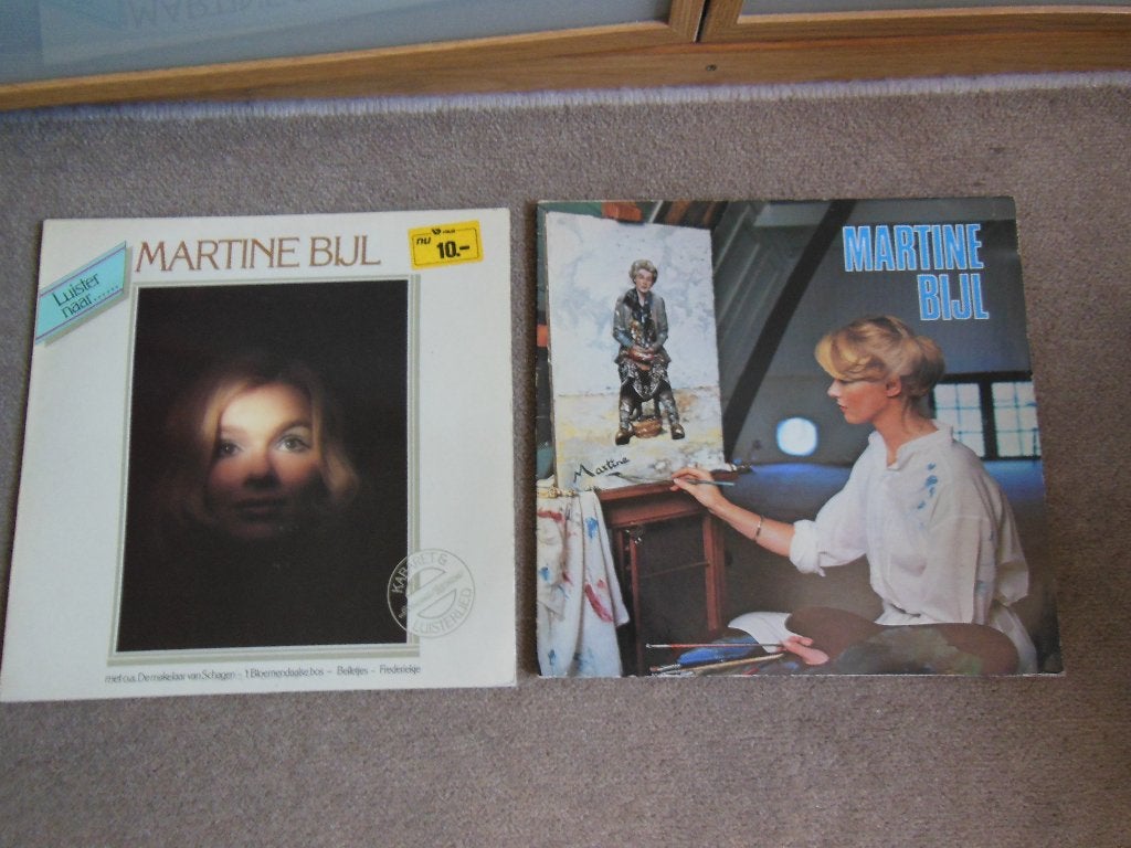 2 x MARTINE  BIJL  LP --, LP, Gebruikt, Levenslied of Smartlap, 12 inch