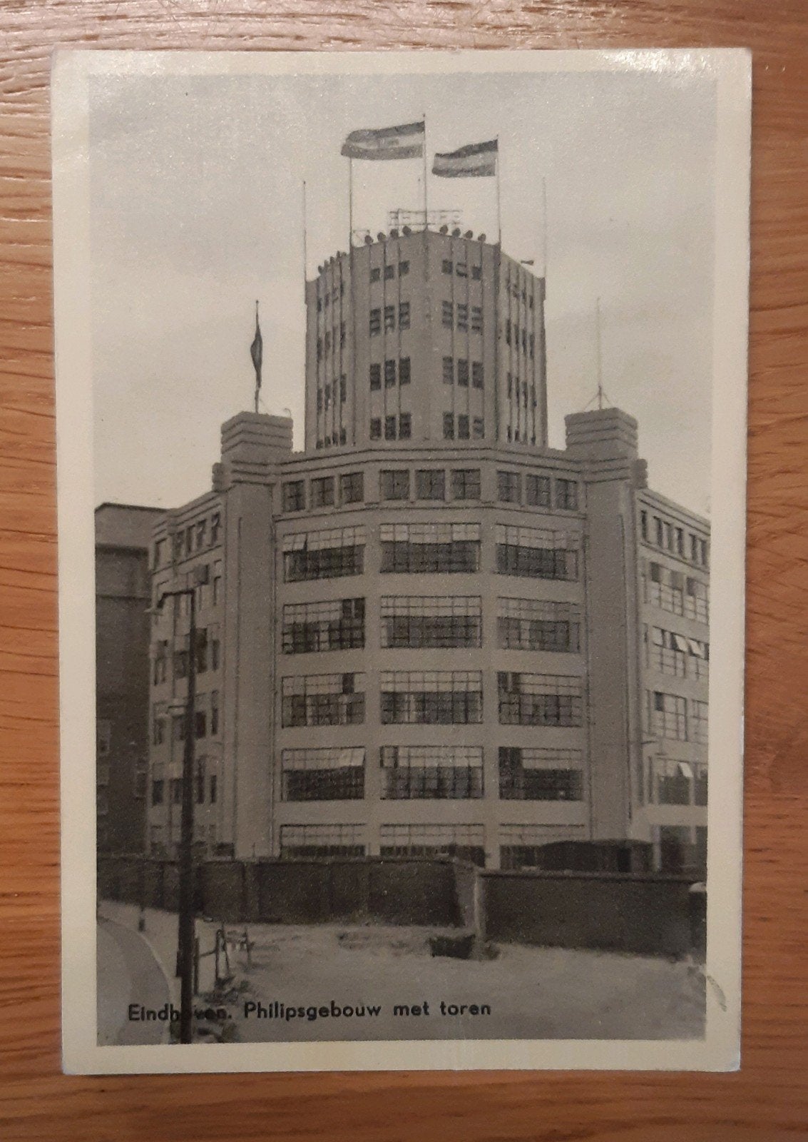 Eindhoven Philips gebouw met  toren, Verzamelen, Ophalen of Verzenden, 1940 tot 1960, Ongelopen, Noord-Brabant