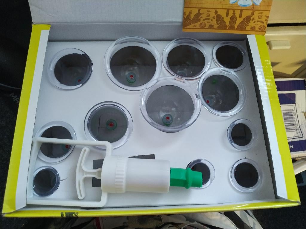 12 stuks-Set vacuüm cupping set, Ophalen of Verzenden, Nieuw, Apparaat