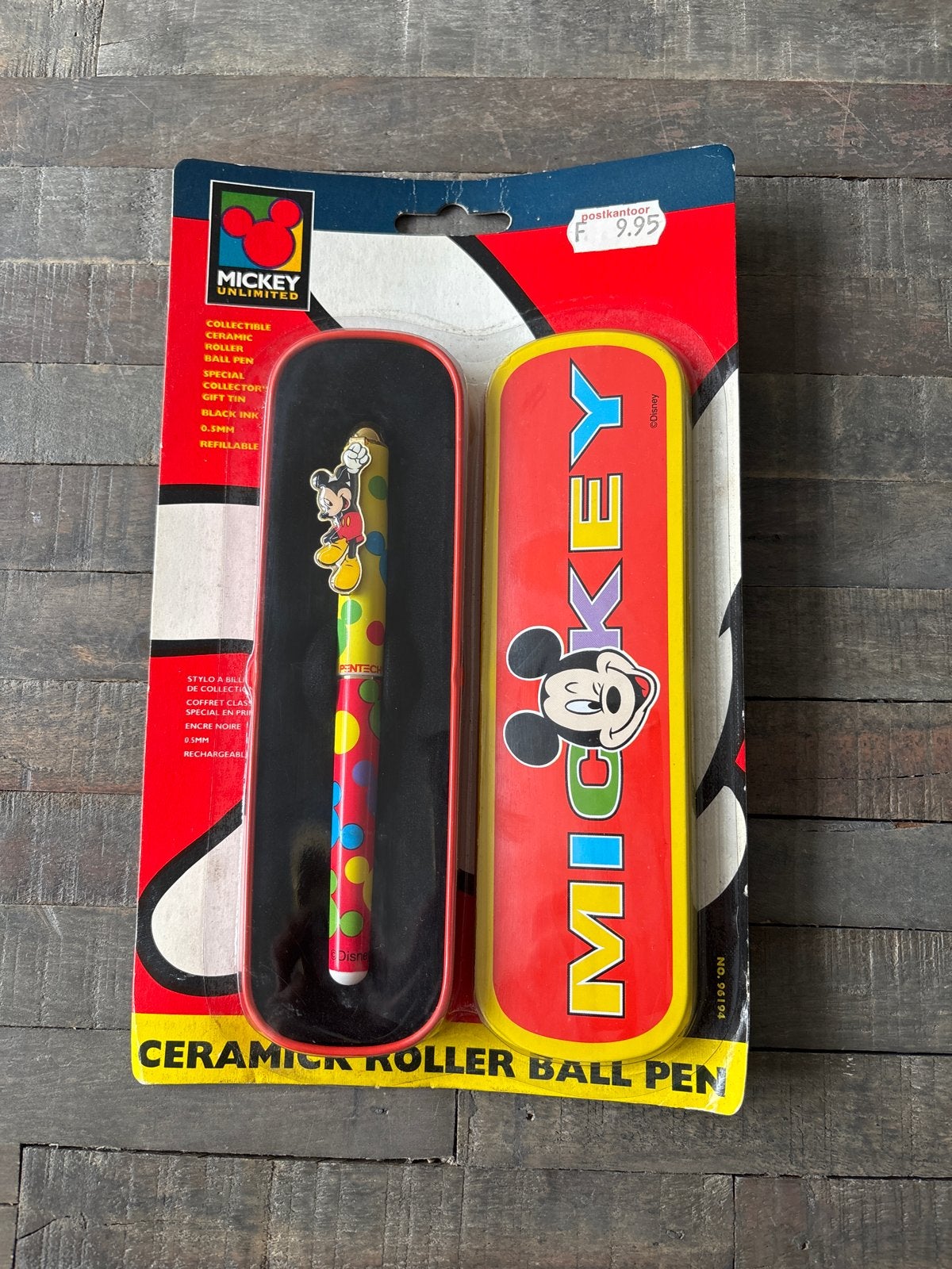 Vintage • Mickey Unlimited Disney Rollerball Pen met Doosje, Overige merken, Overige typen, Nieuw, Met doosje