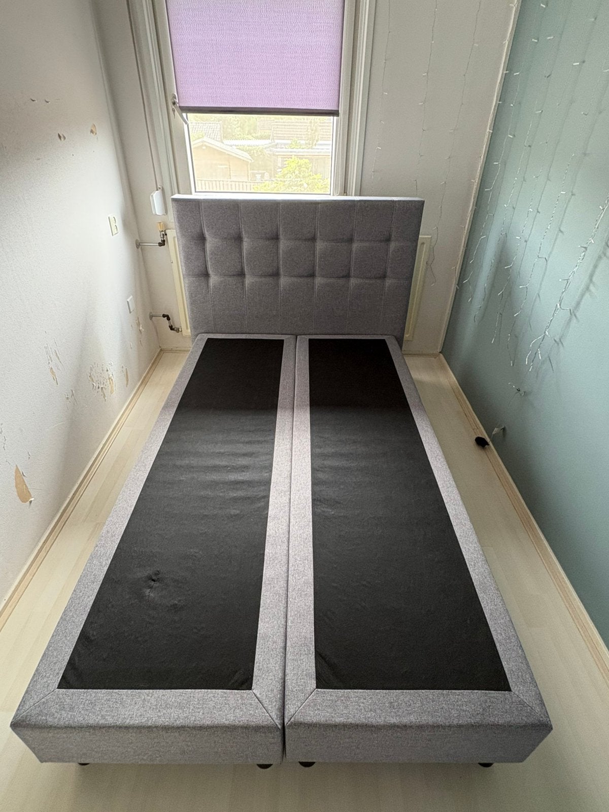 Boxspring 120x200, Ophalen, Tweepersoons, Zo goed als nieuw, 120 cm