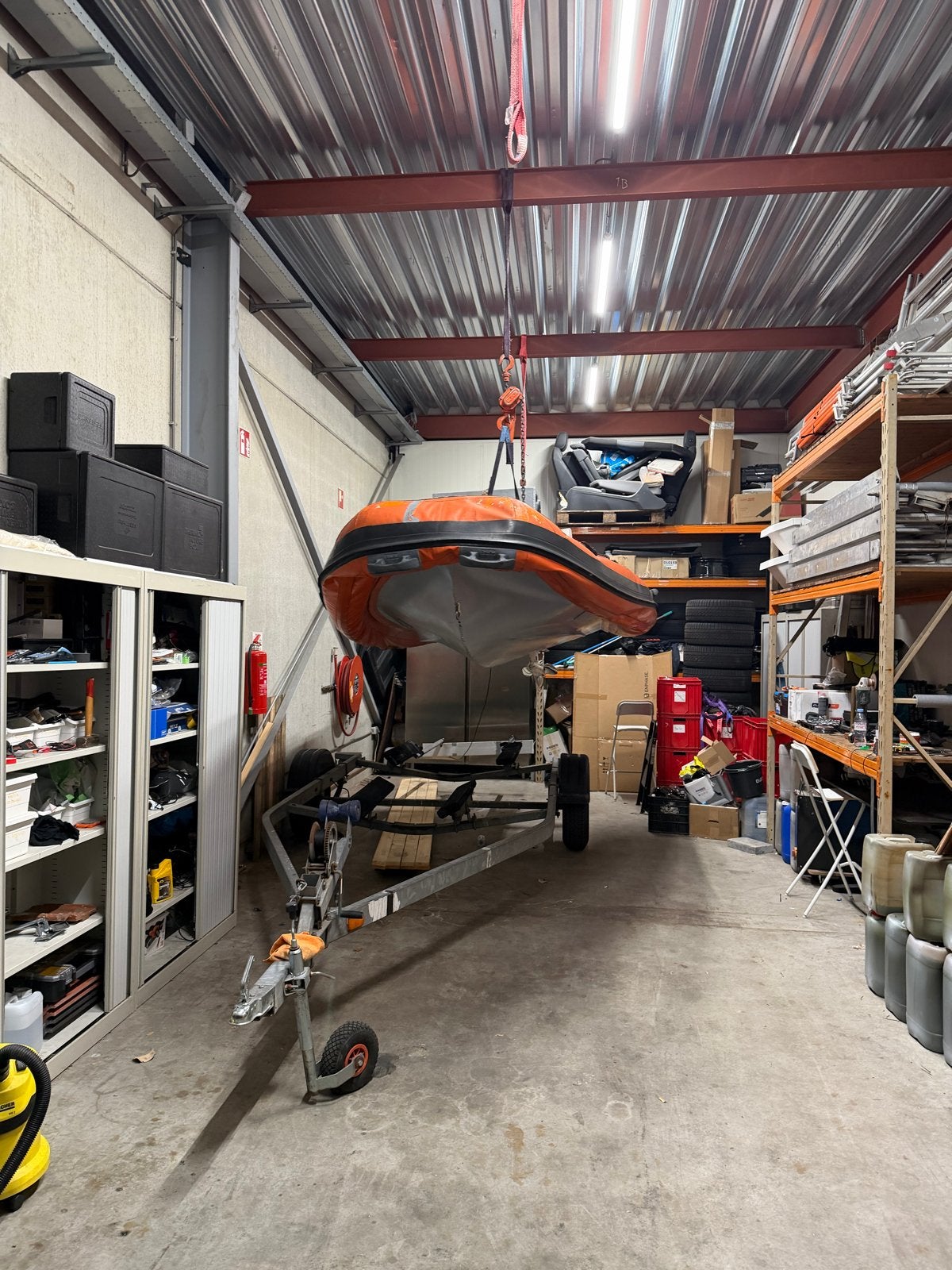Amerikaanse boottrailer ongeremd – voor boot ca. 5,5–6 meter, Watersport en Boten, Ophalen of Verzenden, Gebruikt, Overige typen